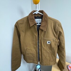 Carhartt Work in Progress Detroit Jacket/Size Medium/ Hamilton Brown Rinsed